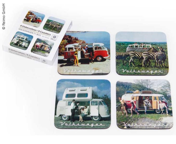 VW Collection Coaster, set van 4