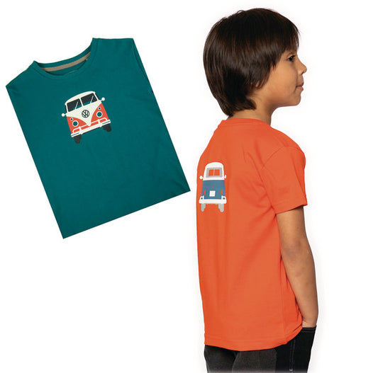 Kinder T-shirt "Bulli Voorzijde" VW, 100% katoen