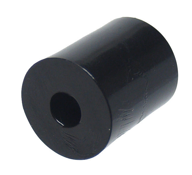 Afstandhuls rond zwart PA, H28mm x 24mm, midden gat 8,4mm