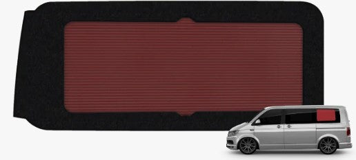 Window Pod® E |Volkswagen Transporter T5/T5.1/T6/T6.1 | Vanshades® | Links achter | Vast Raam | lange wielbasis