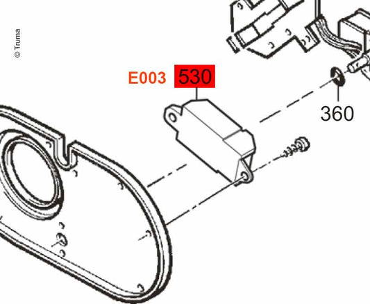 Truma reserveonderdeel: ontsteker 12V voor E2400/E4000