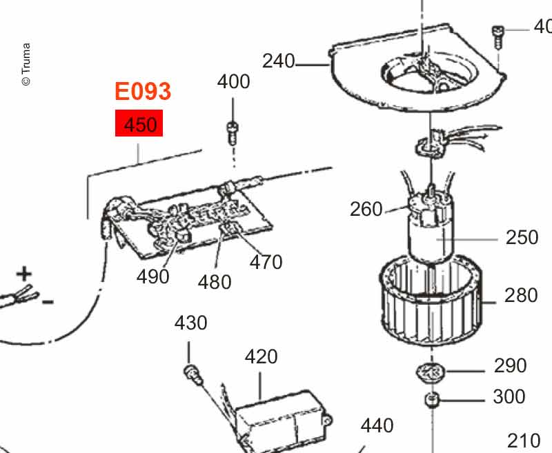 Draadbundel E 4000, 12 V