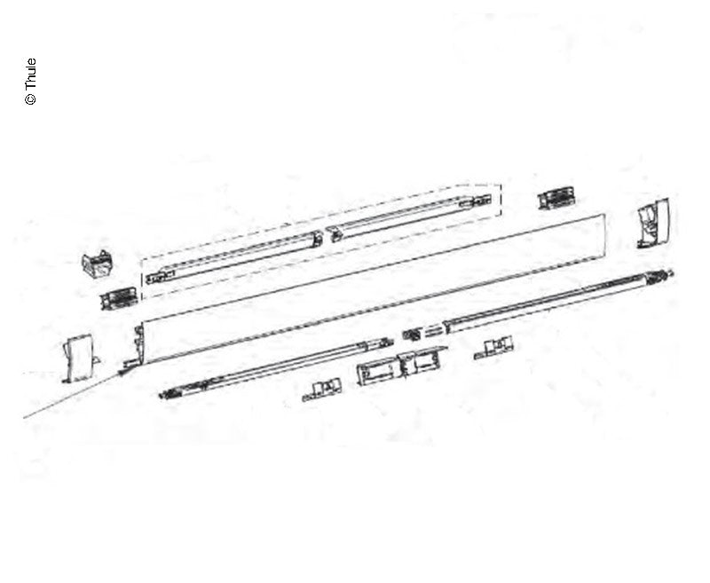 Frontpaneel 5200 3,0m wei