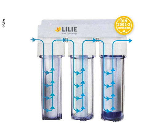 Certec 3-traps waterfilter