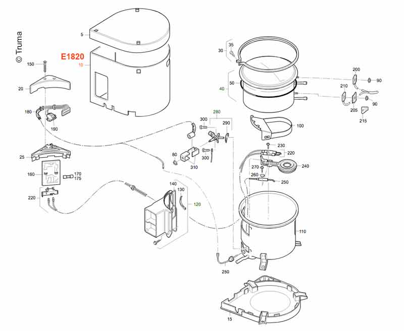 Mantel Voor Boiler 14Liter