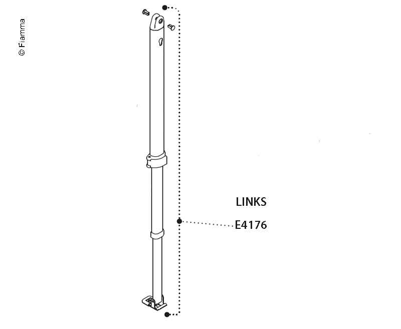 Steunpoot Links CS255/F35