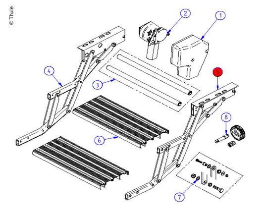 RH-schaar Assy dubbele stap