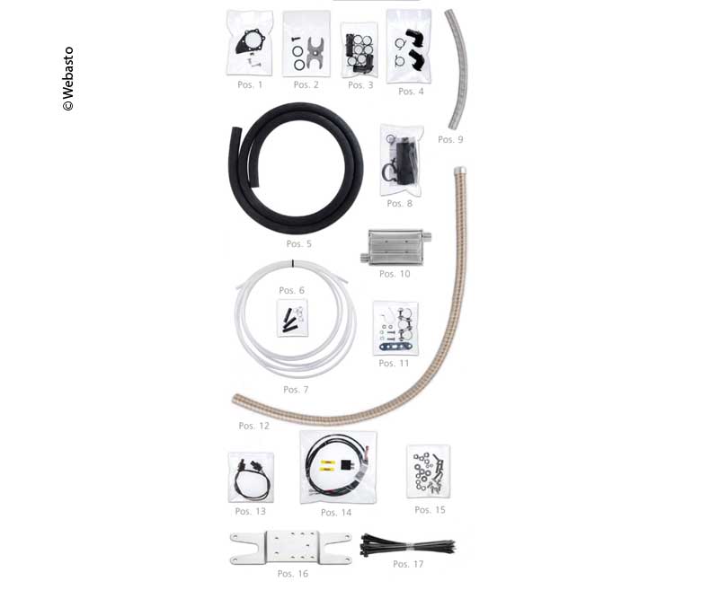 Webasto Standaard Installatie Kit Thermo Top Evo 4 Diesel