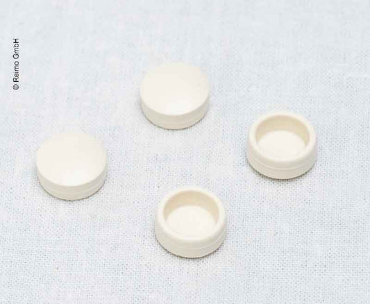 Afdekkappen voor binnenste handvat 4 stuks crème wit