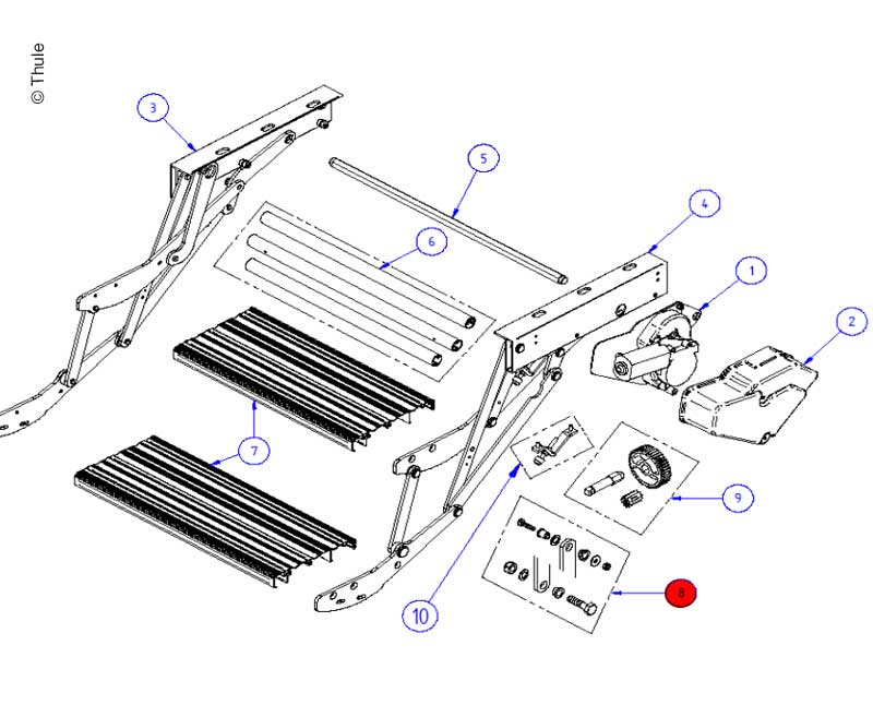 Reparatieset dubbele kick