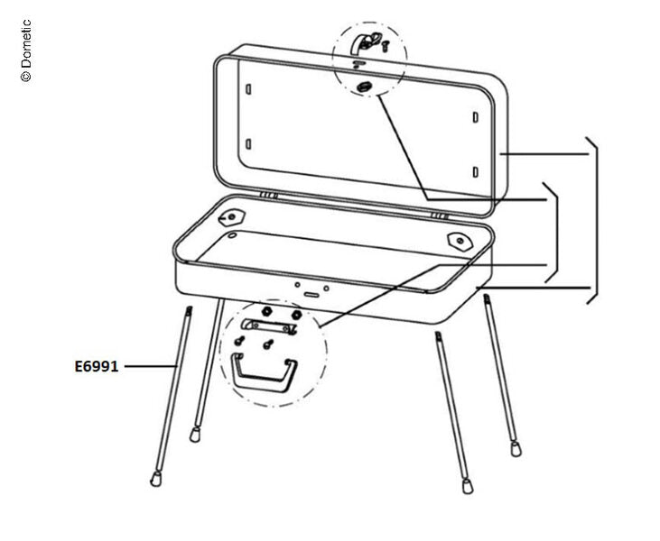 Standrohr voor Grill 760622