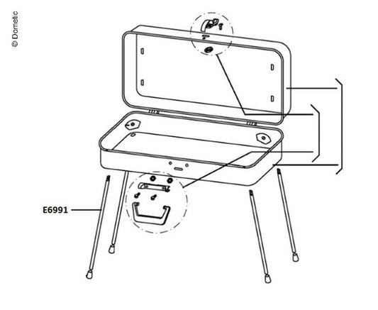 Standrohr voor Grill 760622