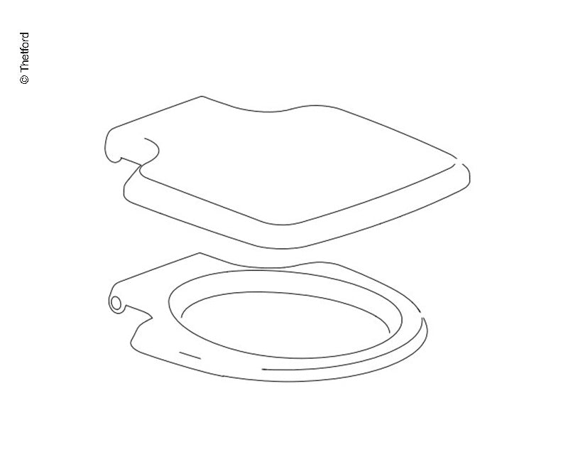WC-Sitzm.Deckel35 Wit