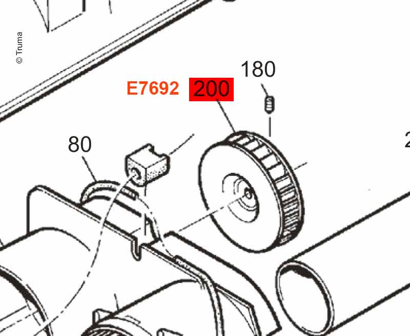 Ventilatorwiel Ã??76