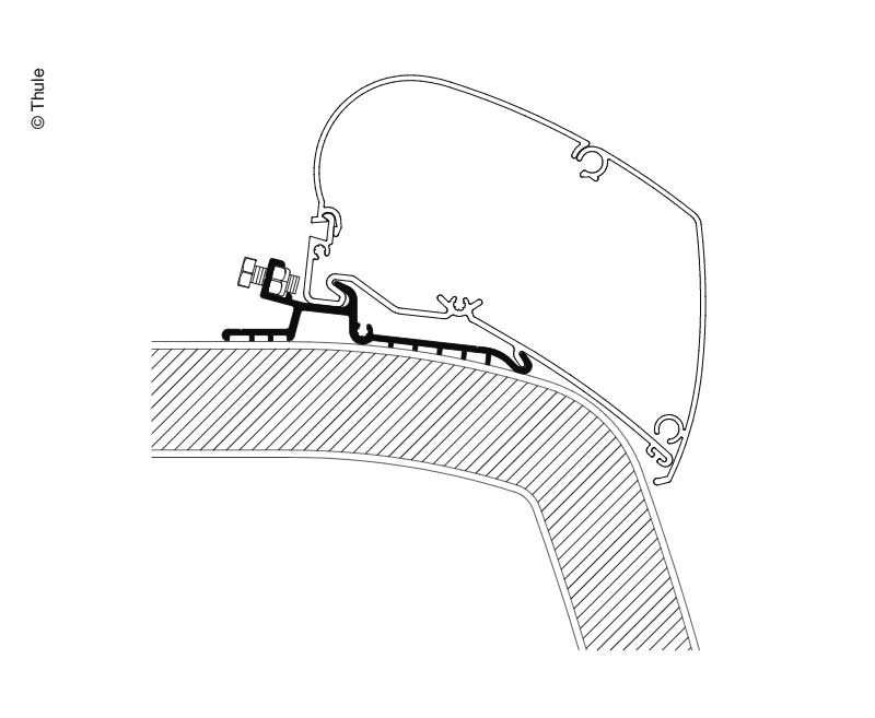 Hymer SX-adapter serie 6 - 6,00m