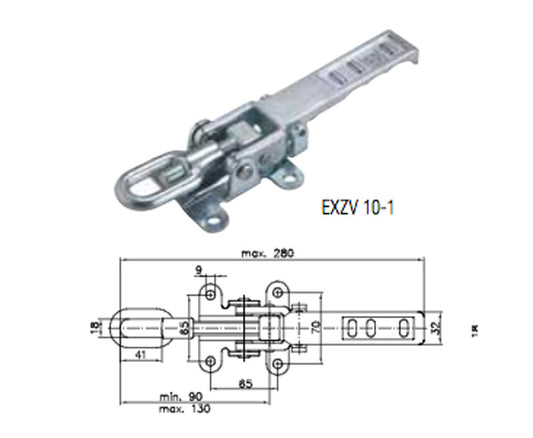 Winterhoff excentrische sluiter EXZV 10-1