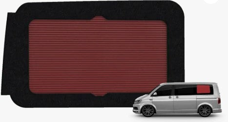 Window Pod® H |Volkswagen Transporter T5/T5.1/T6/T6.1 | Vanshades® | Links achter | Vast Raam | Korte wielbasis