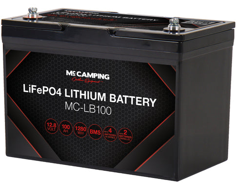 MC Camping MC-LB100 – Lithium Accu 12V 100Ah (LiFePO₄)