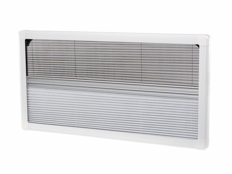 Verduisteringsgordijn en insectenhor voor Comfort 318104, aluminium frame