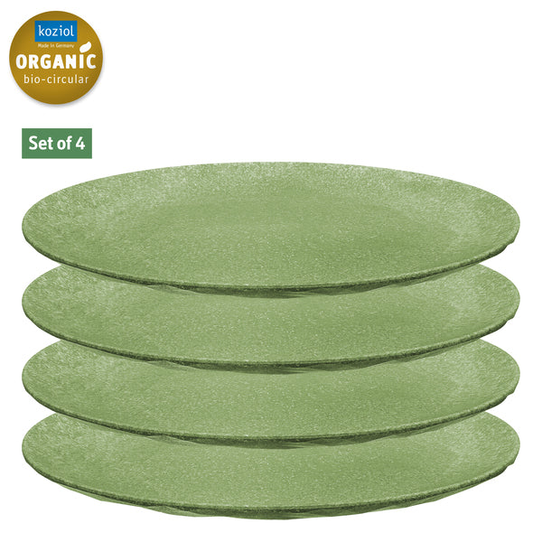 Koziol CLUB platte borden Ø26 cm – set van 4