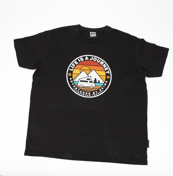 T-shirt "LIFE IS A JOURNEY" Heren