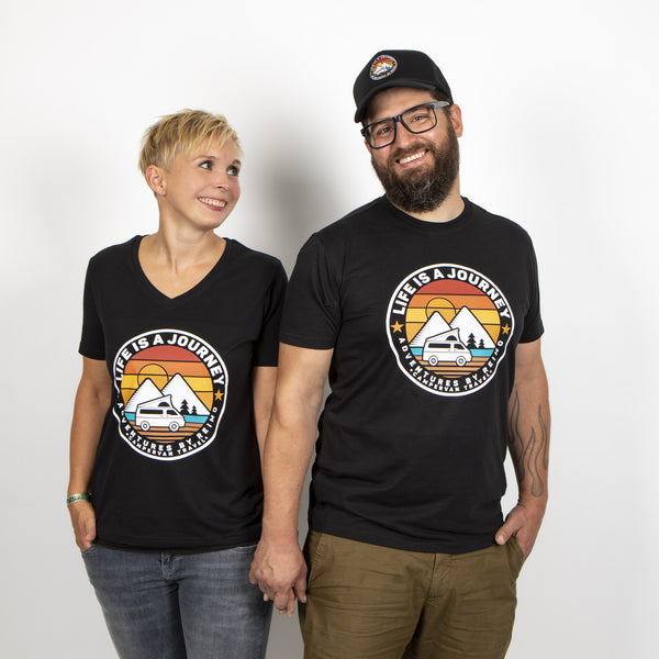 T-shirt "LIFE IS A JOURNEY" Heren