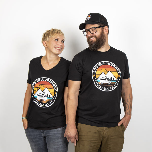 T-shirt "LIFE IS A JOURNEY" Dames