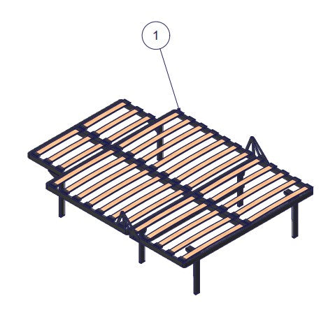 Comfortbed Mercedes V-Klasse, Vito Tourer & EQV (vanaf 2014) – 195 × 140 cm