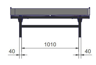 Comfortbed Mercedes V-Klasse, Vito Tourer & EQV (vanaf 2014) – 195 × 140 cm