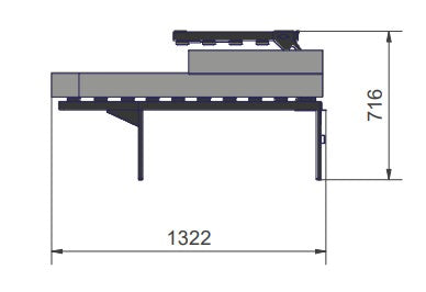 Comfortbed Mercedes V-Klasse, Vito Tourer & EQV (vanaf 2014) – 195 × 140 cm