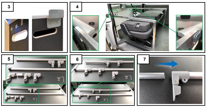 Bedmodule CampingBox L – 200 × 150 cm slaapoppervlak voor buscampers