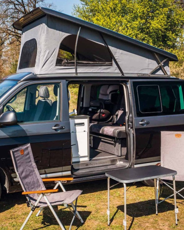 Reimo Slaaphefdak Volkswagen Transporter T5/T5.1/T6/T6.1 SWB KWB korte wielbasis - Voor hoog - Met Spoiler