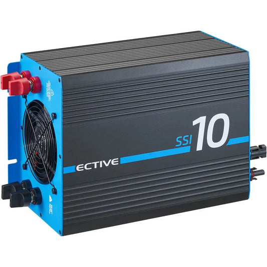 ECTIVE SSI 10 4-in-1 sinusomvormer 1000W/12V sinusomvormer met MPPT-zonnelaadregelaar, lader en NVS