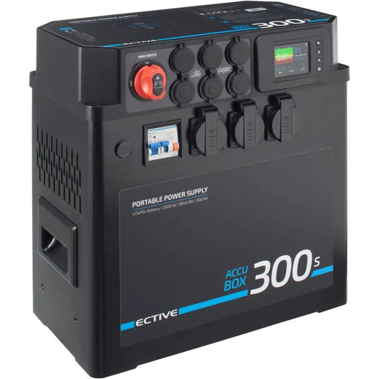ECTIVE AccuBox 300S 3000W 3840Wh LiFePO4 Lithium Powerstation LiFePO4-energiecentrale