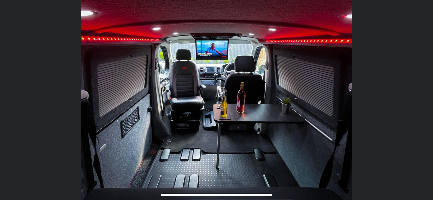 Window Pod® K | Volkswagen Transporter T5/T5.1/T6/T6.1 | Vanshades® | Schuifdeur aan de bestuurderszijde (OEM schuifraam)