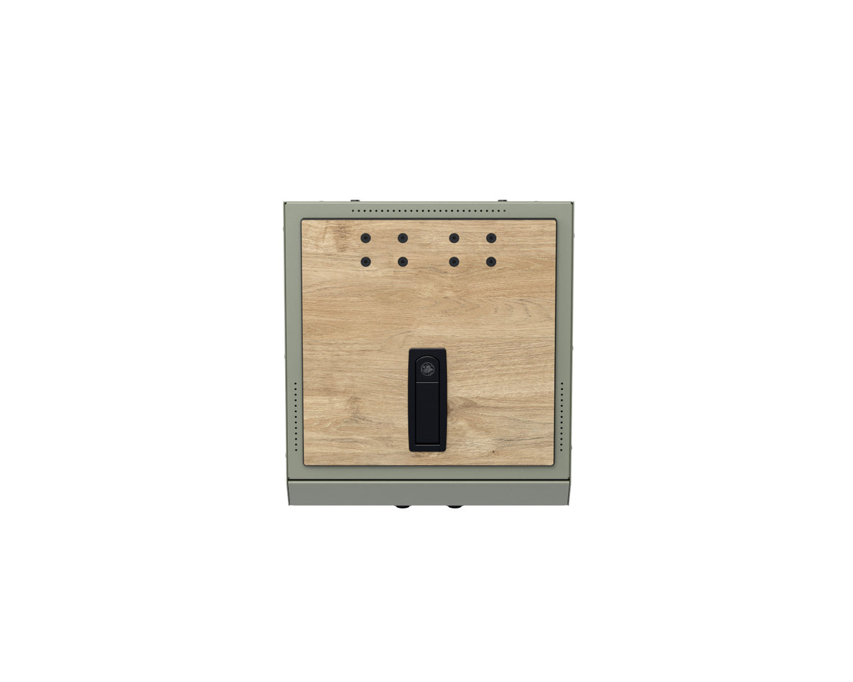 Van der Moon Moon Box IO – 25 cm – RAL 7033 – MOLLE – vooraanzicht