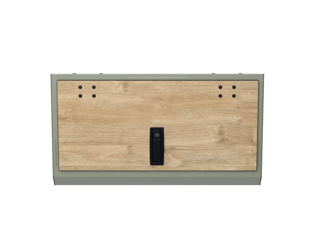 Van der Moon Moon Box IO – 50 cm – RAL 7033 – Zonder MOLLE – vooraanzicht