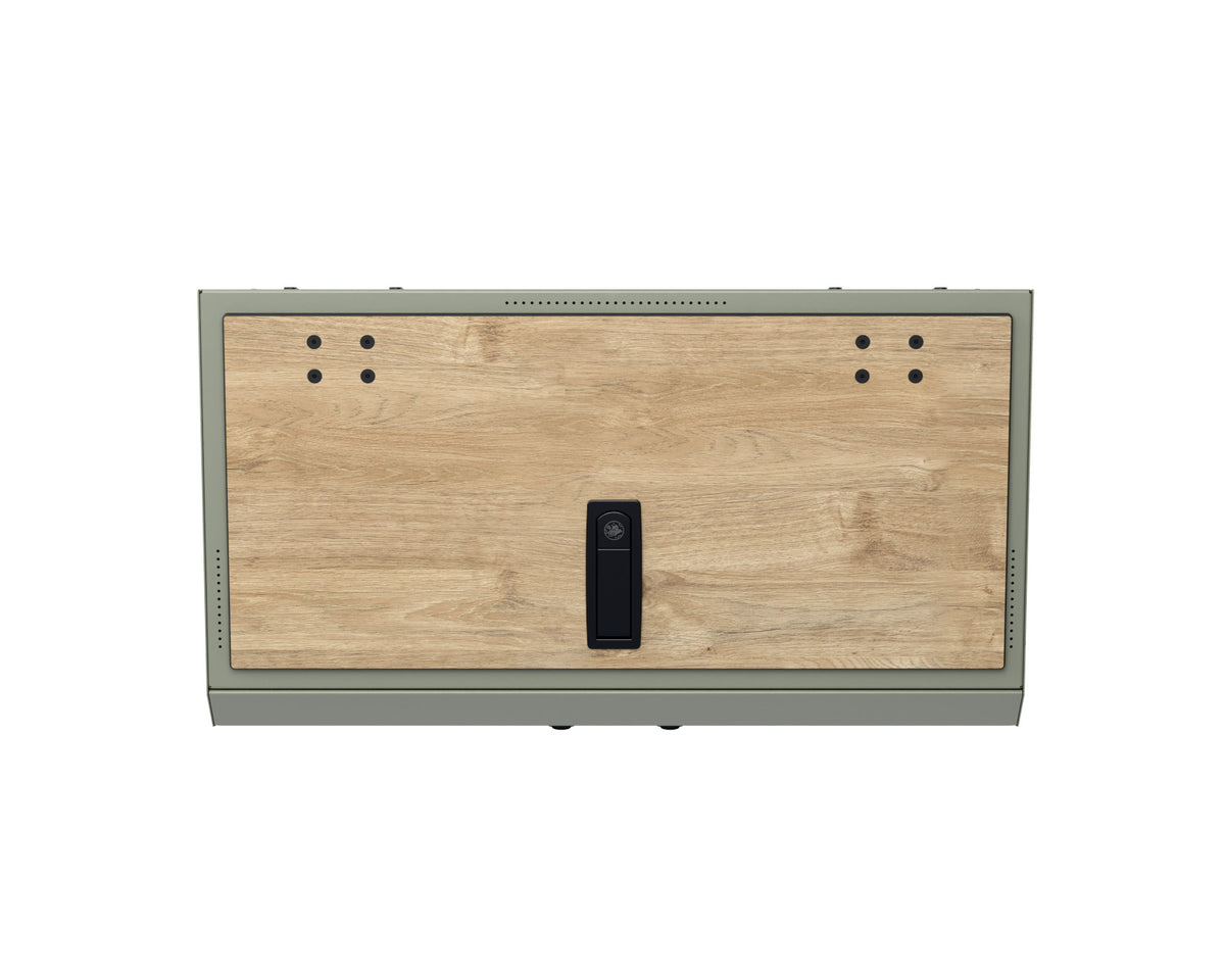 Van der Moon Moon Box IO – 50 cm – RAL 7033 – MOLLE – vooraanzicht
