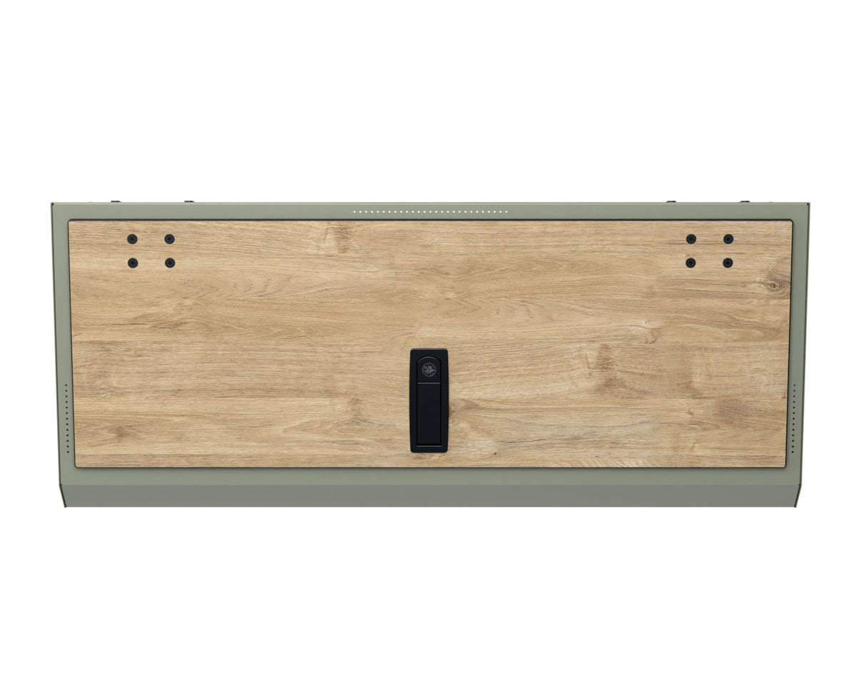 Van der Moon Moon Box IO – 65 cm – RAL 7033 – Zonder MOLLE – vooraanzicht