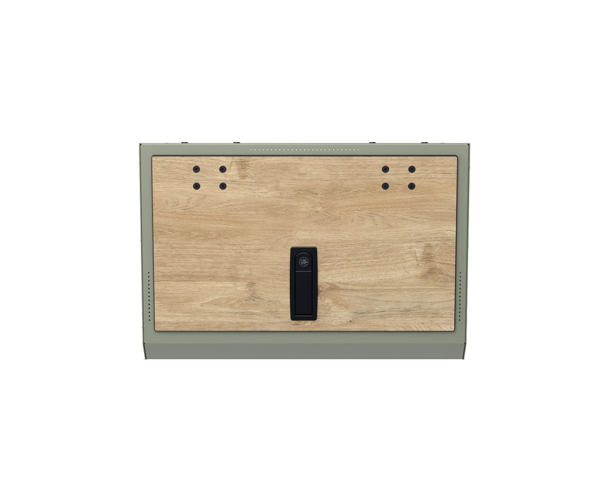 Van der Moon Moon Box IO – 40 cm – RAL 7033 – Zonder MOLLE – vooraanzicht