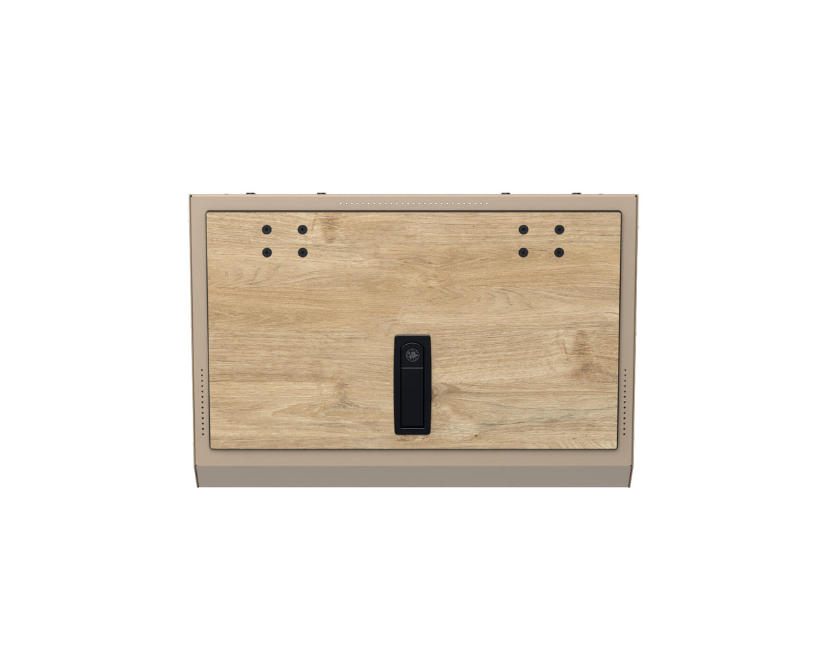 Van der Moon Moon Box IO – 40 cm – RAL 1019 – Zonder MOLLE – vooraanzicht