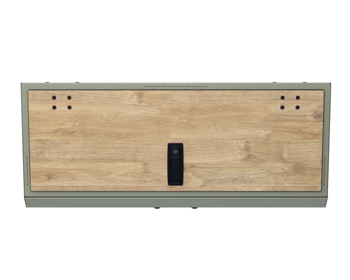 Van der Moon Moon Box IO – 65 cm – RAL 7033 – MOLLE – vooraanzicht
