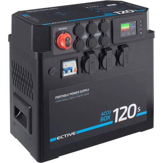ECTIVE AccuBox 120S 3000W 1536Wh LiFePO4 Lithium Powerstation