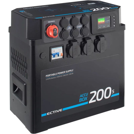 ECTIVE AccuBox 200S 3000W 2560Wh LiFePO4 Lithium Powerstation