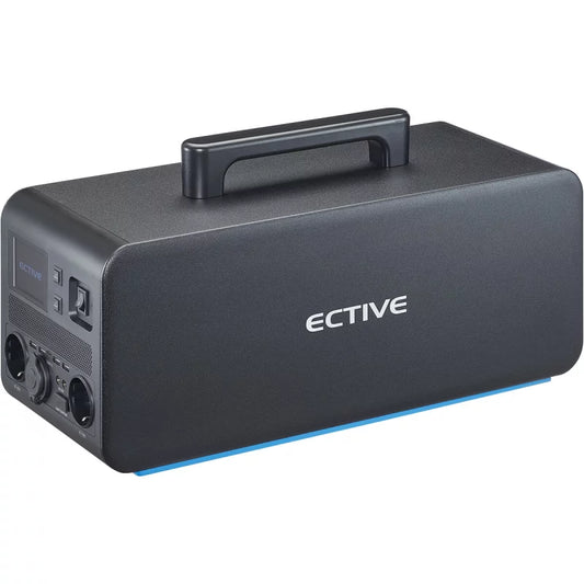 ECTIVE BlackBox 15 Powerstation 1500W 1497,6Wh zuivere sinusgolf 230V LiFePO4 lithiumbatterij 58,5Ah 25,6V