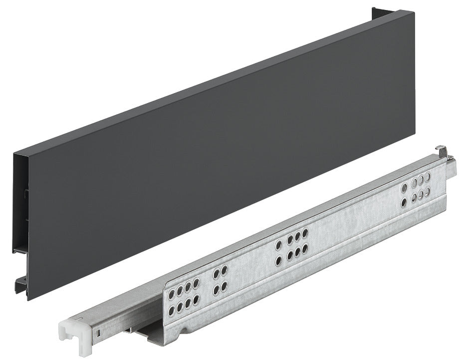 Zelfbouw camperlade met soft close – 89 mm hoog – antraciet