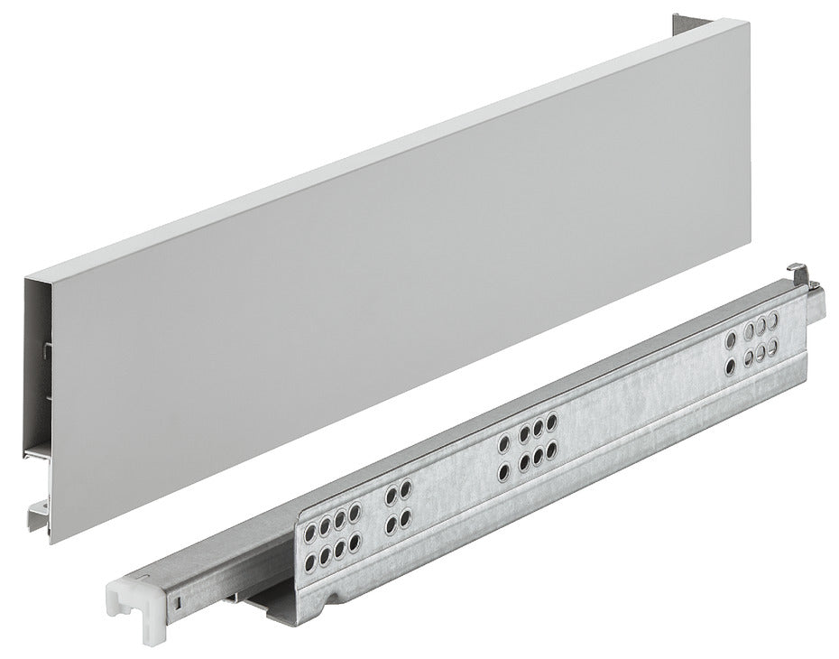 Zelfbouw camperlade met soft close – 89 mm hoog – grijs