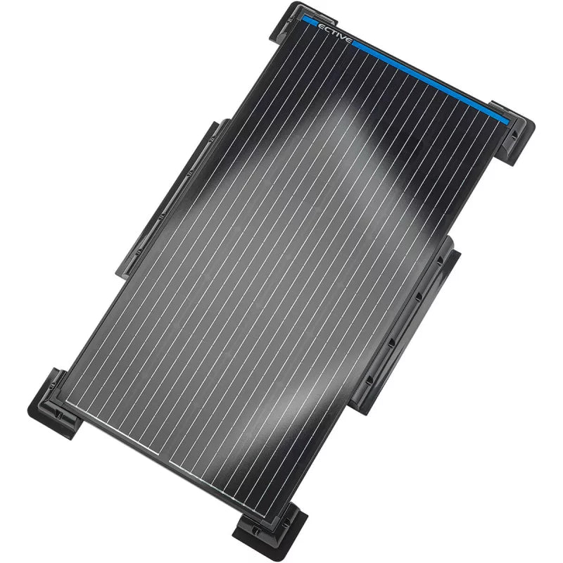 ECTIVE 7-delige lange complete montageset voor zonne-installatie (zwart)