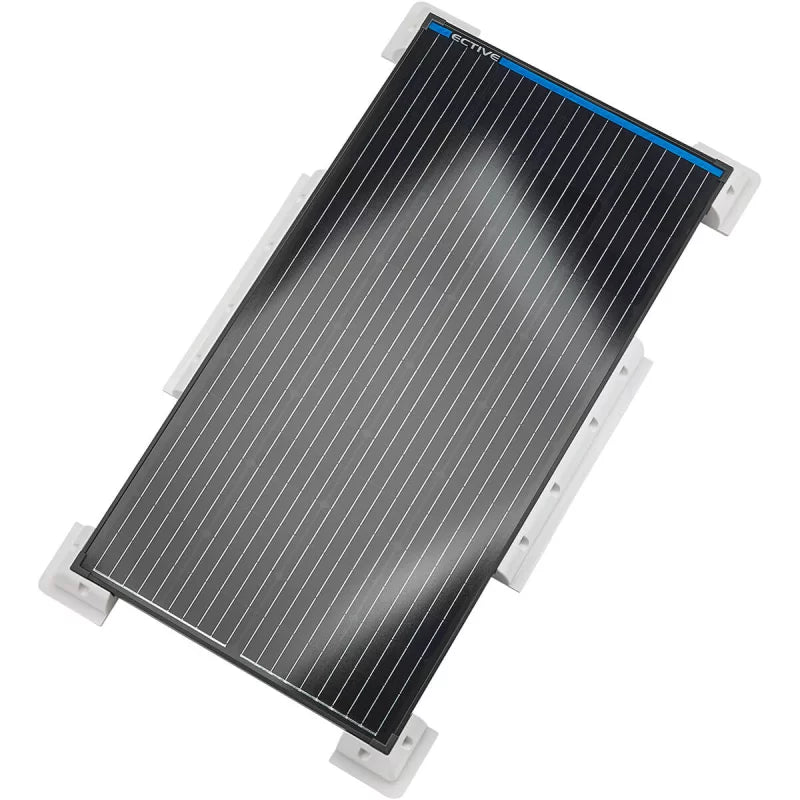 ECTIVE 7-delige lange  korte montageset voor zonne-installatie (wit)