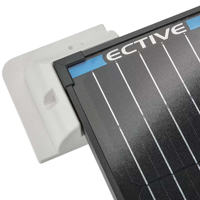 ECTIVE 7-delige lange  korte montageset voor zonne-installatie (wit)
